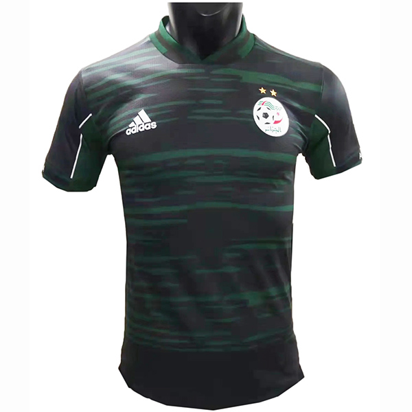 Algeria maglia da calcio partita di calcio abbigliamento sportivo da uomo magliette sportive maglia nera 2022